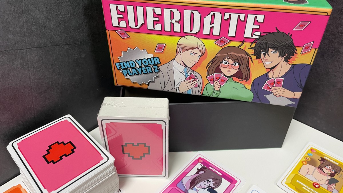 Everdate - Let's Play: The Dating Game — 2-player strategy card box art