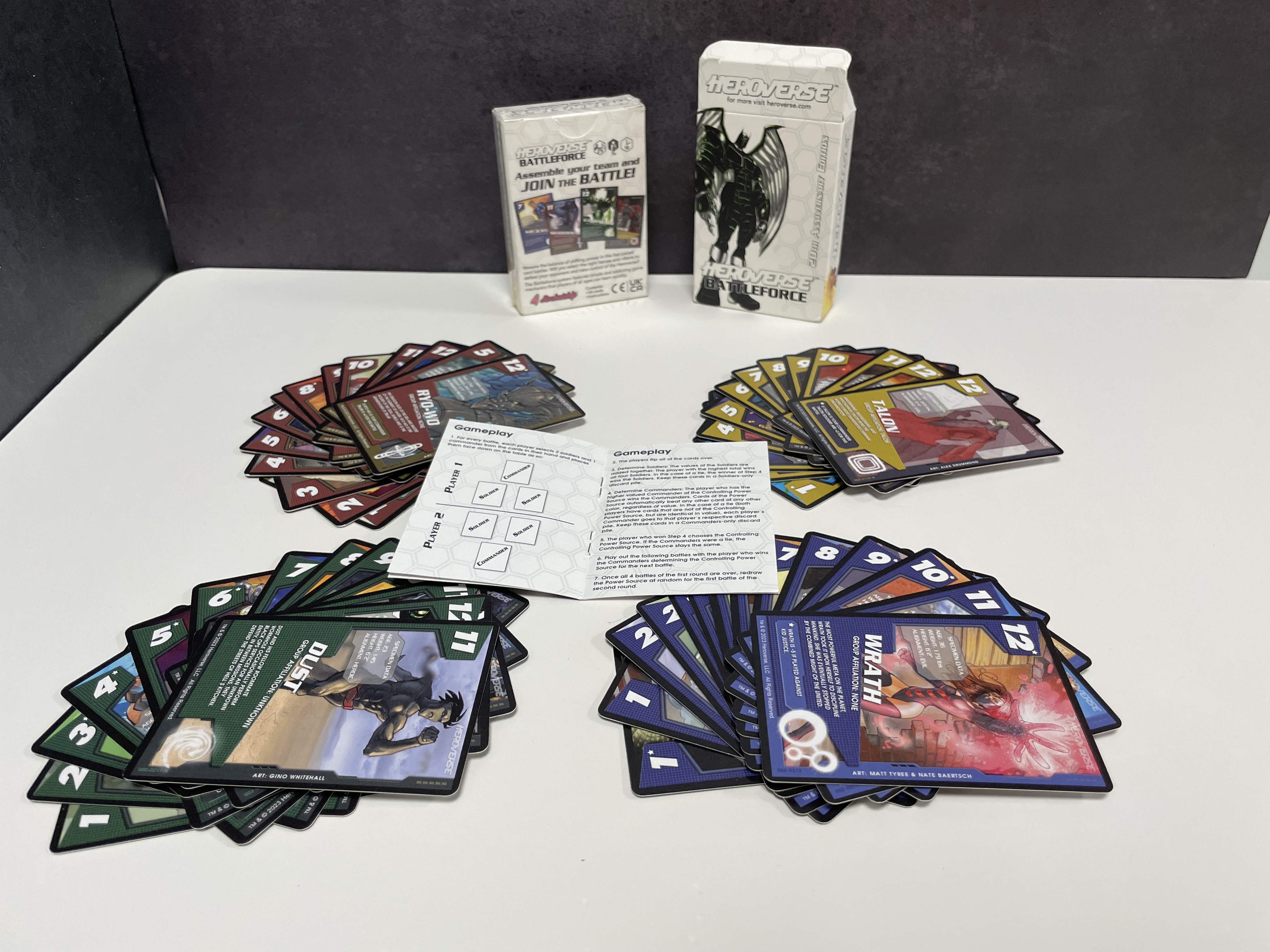 Heroverse Battleforce 2-player card game card gameplay screenshot 2